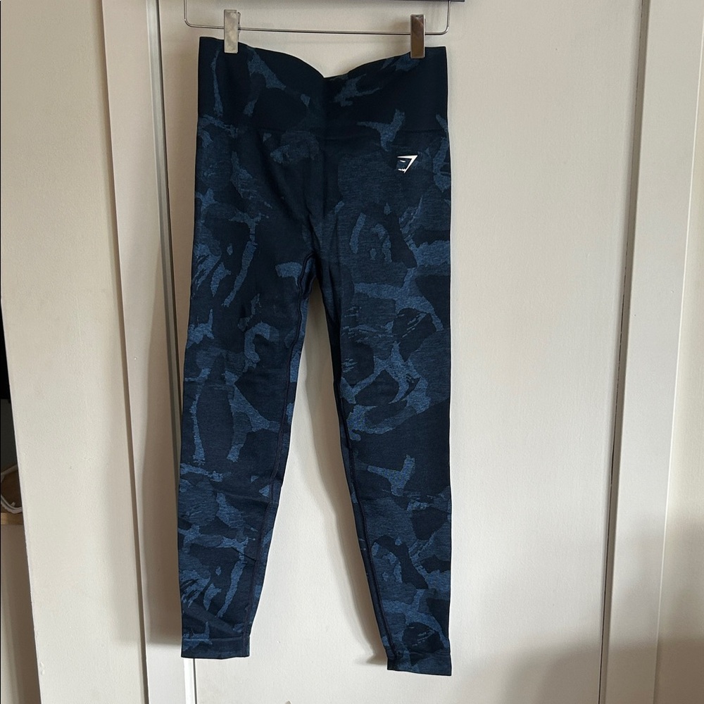 Blue Camouflage Leggings gymshark
